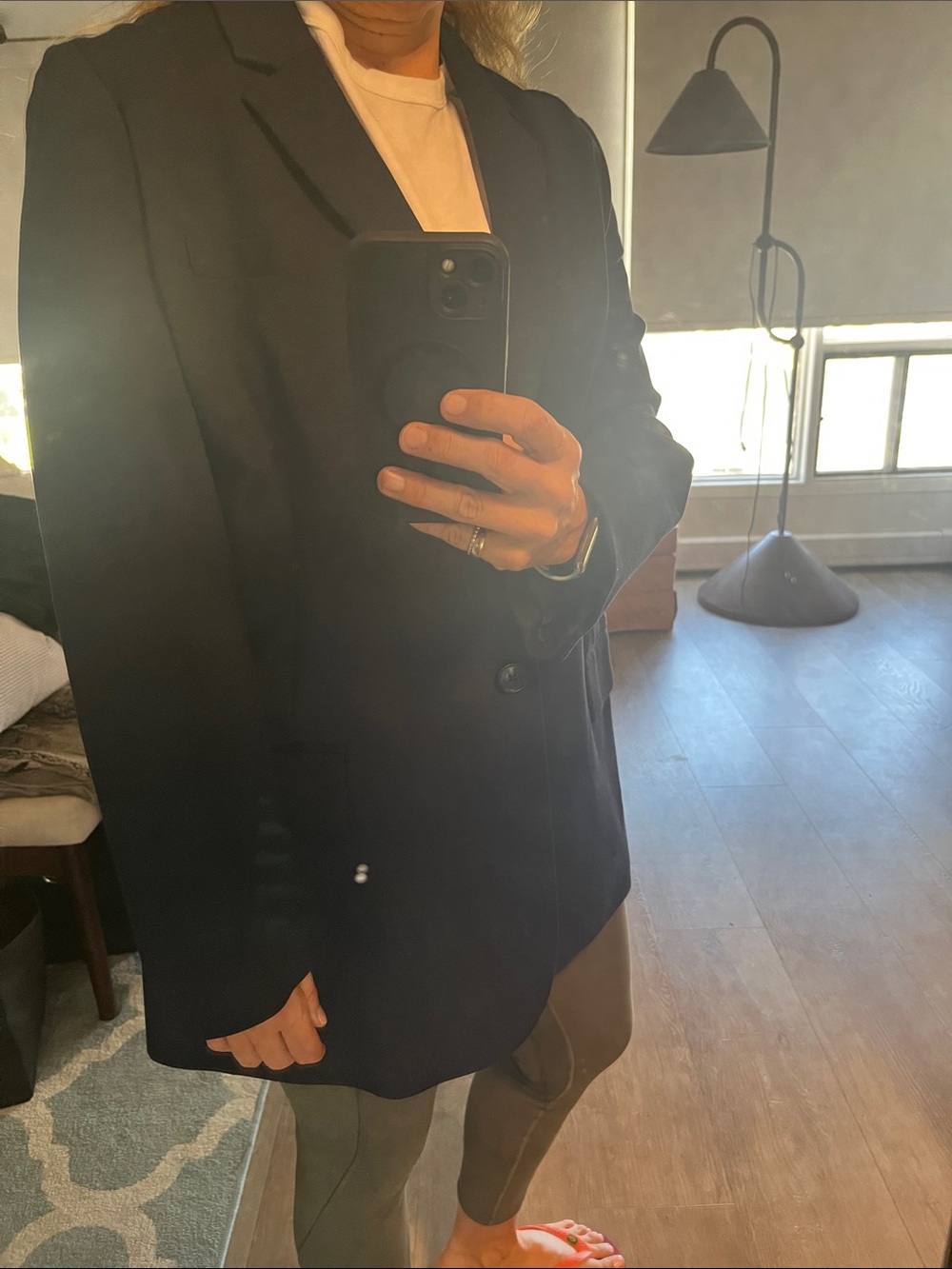 🆕🩵🩵🩵Navy Banana Republic double -Button Women's Blazer